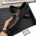 Gucci Leather Horsebit Men's Loafer Web Details Black