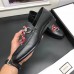 Gucci Leather Men's Loafer With Embroidered Kingsnake Black