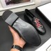 Gucci Leather Men's Loafer With Embroidered Kingsnake Black