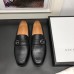 Gucci Leather Men's Loafer With GG Black