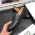 Gucci Leather Men's Loafer With GG Black