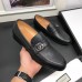 Gucci Leather Men's Loafer With GG Black