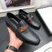 Gucci Leather Men's Loafer With GG Web Details