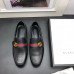 Gucci Leather Men's Loafer With GG Web Details