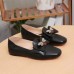 Gucci Black Leather Ballet Flat With Bow