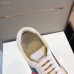 Gucci Butter Leather Women G74 Sneaker With Web