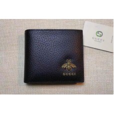 Gucci 523664 Animalier leather wallet Black