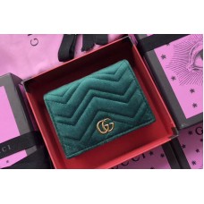 Gucci GG Marmont Card Case 466492 Green