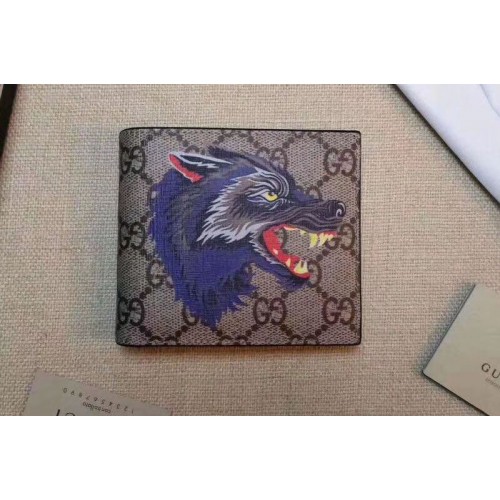 gucci gg supreme wolf wallet