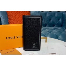 Louis Vuitton M66540 LV Brazza Wallets Black Taurillon leather