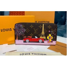 Louis Vuitton M60017 LV Zippy Wallet Monogram Canvas