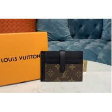 Louis Vuitton M61730 LV Card Holder Wallet Monogram Canvas And Black Calf Leather