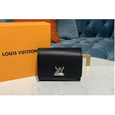 Louis Vuitton M63322 LV Twist XS Wallet Black Epi leather