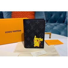 Louis Vuitton M64411 LV Passport Cover Wallet Monogram Eclipse Canvas