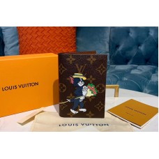 Louis Vuitton M64411 LV Passport Cover Wallet Monogram canvas With Tom And Jerry