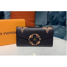 Louis Vuitton M67875 LV Sarah wallet Black Monogram Giant canvas