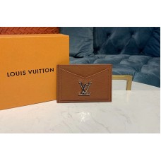 Louis Vuitton M68611 LV Lockme card holder Brown Calf leather