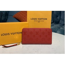 Louis Vuitton M63691 LV Zippy wallet Red Monogram Empreinte Leather