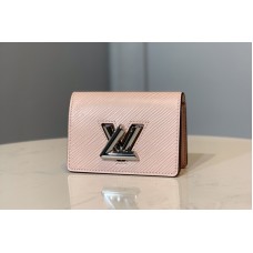 Louis Vuitton M68681 LV Twist Multicartes Wallet in Pink Epi leather