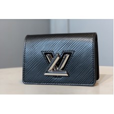 Louis Vuitton M68682 LV Twist Multicartes Wallet in Black Epi leather