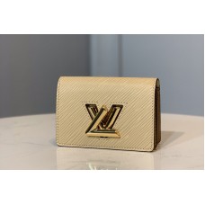 Louis Vuitton M68757 LV Twist Multicartes Wallet in Yellow Epi leather