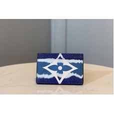 Louis Vuitton M69115 LV Escale Card Holder In Blue Monogram Canvas