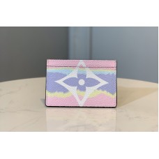 Louis Vuitton M69115 LV Escale Card Holder In Pink Monogram Canvas