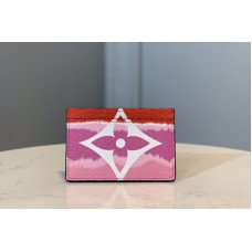 Louis Vuitton M69115 LV Escale Card Holder In Red Monogram Canvas