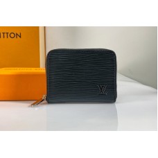 Louis Vuitton M60152 LV Zippy coin purse in Black Epi Leather