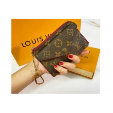 Louis Vuitton M69431 LV Card Holder Recto Verso in Monogram canvas with Red