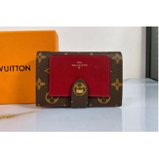 Louis Vuitton M69433 LV Juliette wallet in Monogram coated canvas With Fuchsia Pink