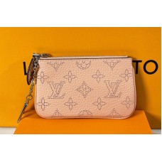 Louis Vuitton M69508 LV Key Pouch In Pink Mahina leather