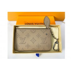 Louis Vuitton M69532 LV Key Pouch In Gray Mahina leather