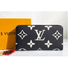 Louis Vuitton M69698 LV CraftyZippy wallet in Black Monogram Empreinte Leather