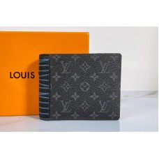 Louis Vuitton M69699 LV Multiple wallet in Monogram Eclipse coated canvas and cowhide leather