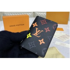 Louis Vuitton M61696 LV Pocket Organizer wallet in Monogram Eclipse Canvas