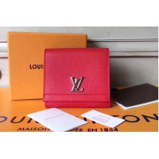 Louis Vuitton M64308 Lockme II Compact Wallets taurillon Red