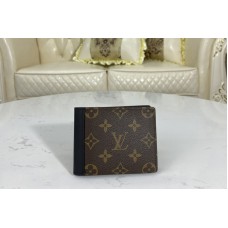 Louis Vuitton M69408 LV Multiple wallet in Monogram Macassar coated canvas and cowhide leather