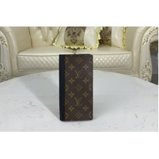 Louis Vuitton M69410 LV Brazza wallet in Monogram Macassar coated canvas and cowhide leather