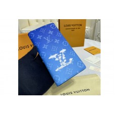 Louis Vuitton M69680 LV Brazza wallet in Monogram Clouds coated canvas