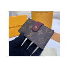 Louis Vuitton M69762 LV Card Holder in Monogram coated canvas and Fuchsia