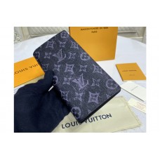 Louis Vuitton M80019 LV Brazza Wallet in Monogram Pastel Noir coated canvas