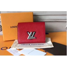 Louis Vuitton M64413 Twist Compact Epi Leather Wallets Red