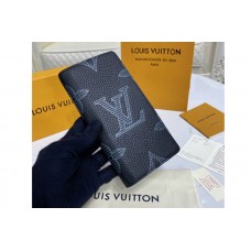 Louis Vuitton M80042 LV Brazza Wallet in Taurillon Shadow leather