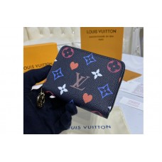 Louis Vuitton M80305 LV Game On Zippy coin purse in Black Transformed Game On canvas