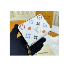 Louis Vuitton M80305 LV Game On Zippy coin purse in White Transformed Game On canvas