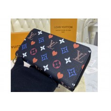 Louis Vuitton M80323 LV Game On Zippy wallet in Black Transformed Game On canvas