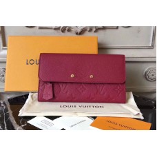 Louis Vuitton M61833 Pont-neuf Wallet Monogram Empreinte Cherry