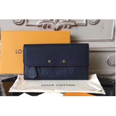 Louis Vuitton M61833 Pont-neuf Wallet Monogram Empreinte Marine rouge