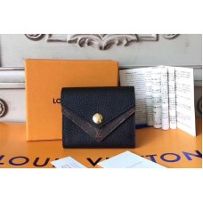 Louis Vuitton M64419 Double V Compact Wallet Taurillon Leather Noir